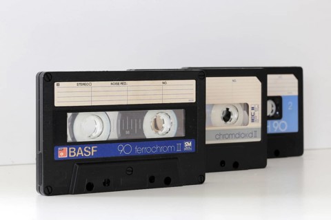 Nostalgic memories of the eighties: three audio cassettes from BASF