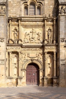 Carved stonework detail, church of Sacred Chapel of El Salvador, Sacra Capilla del Salvador, Ubeda,