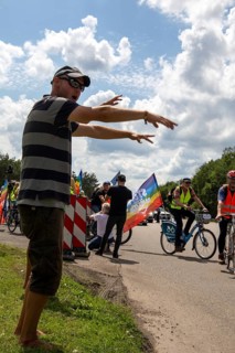 Ramstein 2021 peace camp bicycle demonstration: A bicycle demonstration took place on Saturday