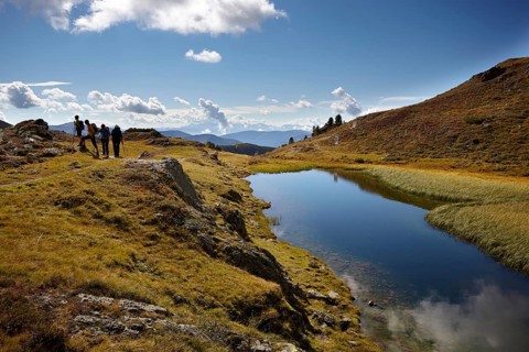 Pfannsee, Nockberge Biosphere Reserve, Carinthia, Austria, Europe