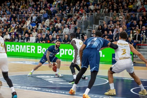 09.02.2024, easy Credit BBL, German Basketball League, Matchday 20) : Game scene MLP Academics