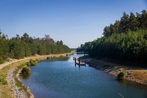 The Sorno Canal is an artificial navigable waterway in the district of Oberspreewald-Lausitz in