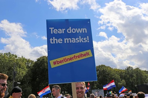 Major demonstration Berlin invites Europe - Festival for peace and freedom Berlin 29 August 2020