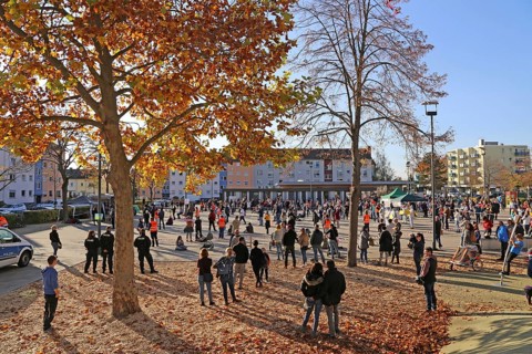 Speyer: Corona protests against the federal government's measures. The protests were organised by