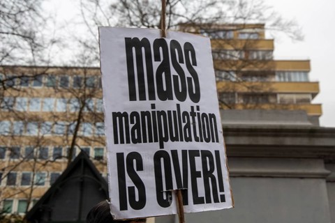 Brussels, 23 January: European demonstration for democracy, organised by the Europeans United