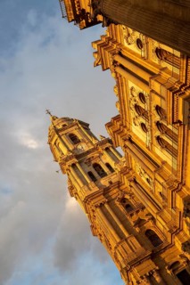 Historic cathedral church Malaga, Catedral de la Encarnacion de Malaga, Andalusia, Spain, Europe