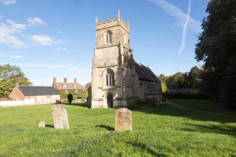 Church of Saint Katherine and Saint Peter, Winterbourne Bassett, Wiltshire, England, UK