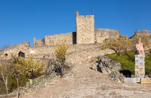 Historic castle medieval village of Marvao, Portalegre district, Alto Alentejo, Portugal, Southern