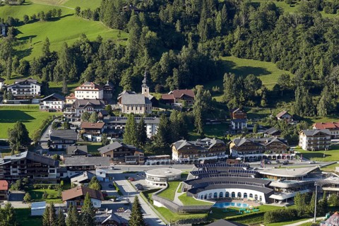 Bad Kleinkirchheim with Thermal Roemerbad, Carinthia, Austria, Europe