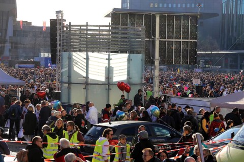 Large demonstration in Leipzig against the federal government's corona policy