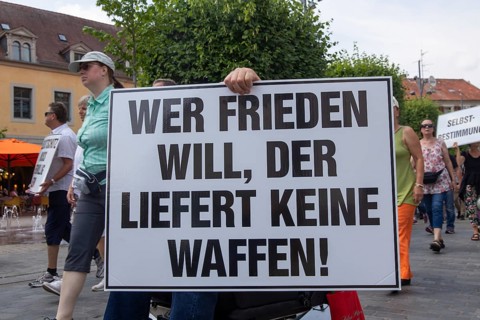 Demonstration in Landau, Palatinate: The demonstration was directed against the government's