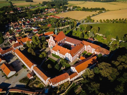 The monastery of St Marienstern is a Cistercian abbey in Panschwitz-Kuckau in the Upper Lusatia