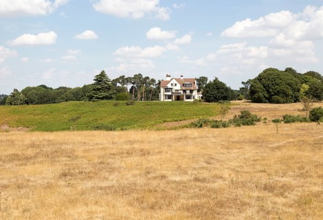 Tranmer House was the home of Edith Pretty formerly called, Sutton Hoo house, Suffolk, England,