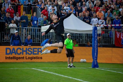 Fistball World Championship from 22 July to 29 July 2023 in Mannheim: Germany won the quarter-final