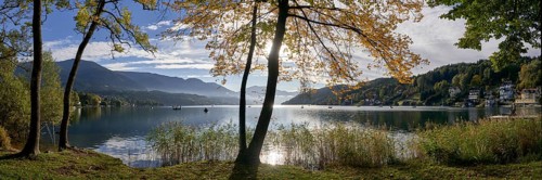 Millstaetter See, Klingerpark, Seeboden, Carinthia, Austria, Europe