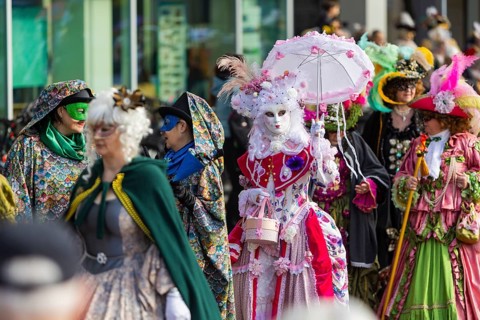 LUST & PASSION & JOY OF LIFE, for the joy of the masquerade, the Elbvenezian Carnival took place in