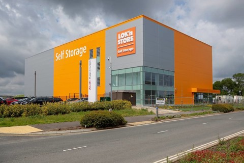 LOK'n Store self storage building, Crane Boulevard, Ipswich, Suffolk, England, UK