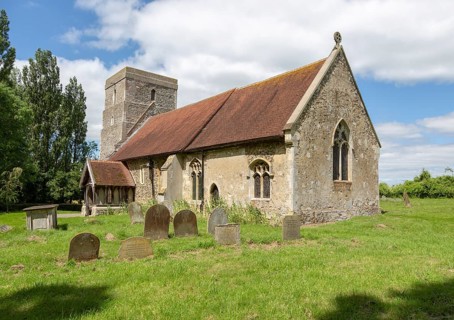 Village parish church of Saint Catherine, Ringshall, Suffolk, England, UK