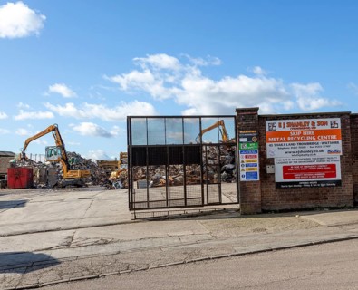 Shanley and Son metal recycling centre, Trowbridge, Wiltshire, England, UK