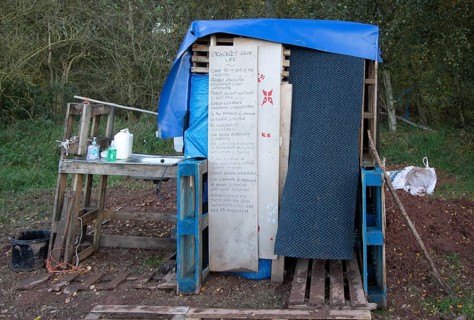 Crackely Woods HS2 protection camp, near Kenilworth, Warwickshire, England, UK, November 2020