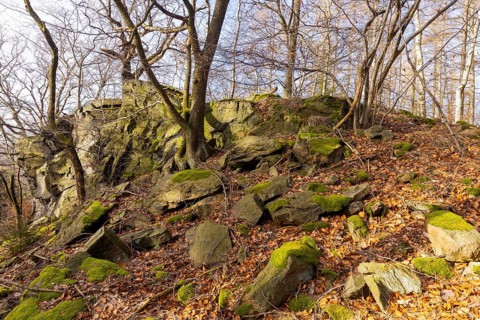 The Hohle Stein, a rock gate about three metres high and about four metres wide near Oelsen (area
