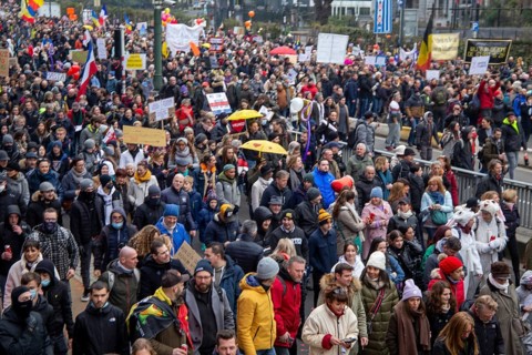 Brussels, 23 January: European demonstration for democracy, organised by the Europeans United