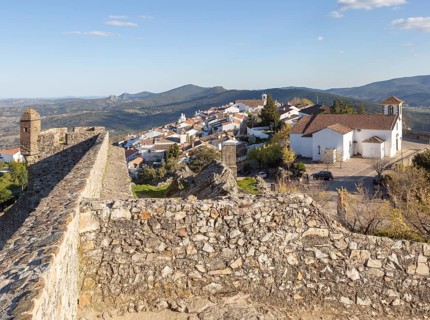Historic medieval village of Marvao, Portalegre district, Alto Alentejo, Portugal, Southern Europe,