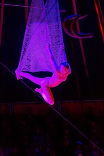 Ludwigshafen 24.12.2023: Performance of the Ludwigshafen Christmas Circus on Christmas Eve