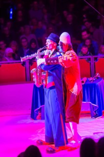 Ludwigshafen 24.12.2023: Performance of the Ludwigshafen Christmas Circus on Christmas Eve