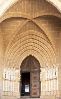 Historic Roman Catholic cathedral church of Evora, Se de Evora, in the city centre, Basilica