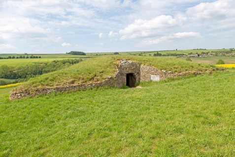 Stoney Littleton long barrow Neolithic chambered tomb, Wellow, Somerset, England, UK