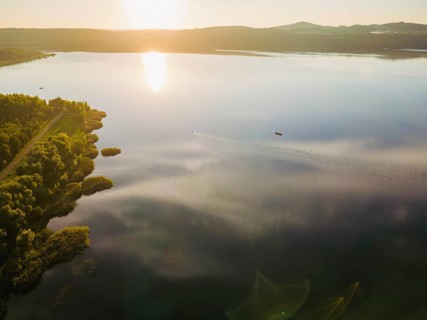 Lake Berzdorf is located on the southern city limits of Goerlitz in Upper Lusatia. It consists of