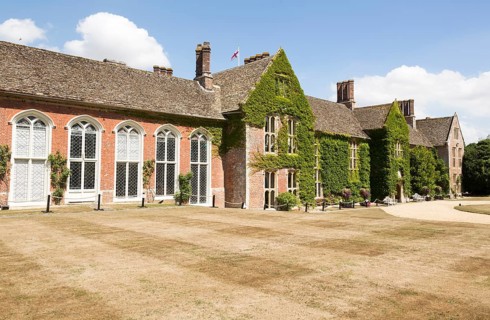 Frontage and entrance to Littlecote House Hotel, Hungerford, Berkshire, England, UK