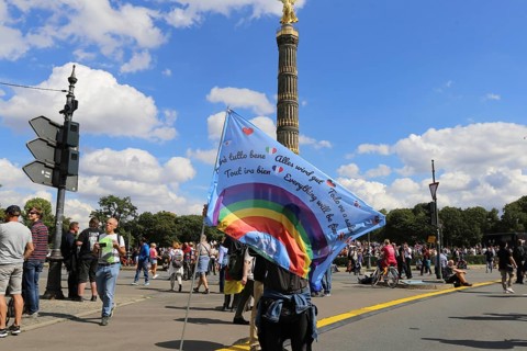 Major demonstration Berlin invites Europe - Festival for peace and freedom Berlin 29 August 2020