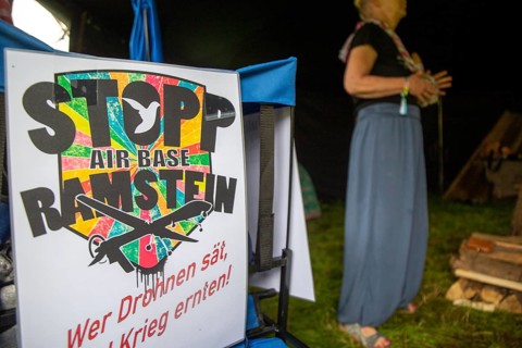 Ramstein Peace Camp 2021: The Stop Ramstein Air Base campaign was initiated by people from the