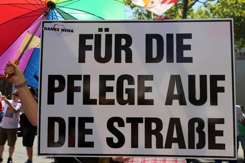 Demonstration in Landau, Palatinate: The demonstration was directed against the government's