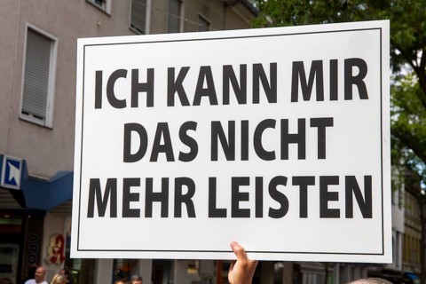 Lateral thinking demo in Darmstadt, Hesse: The demonstration was directed against the corona
