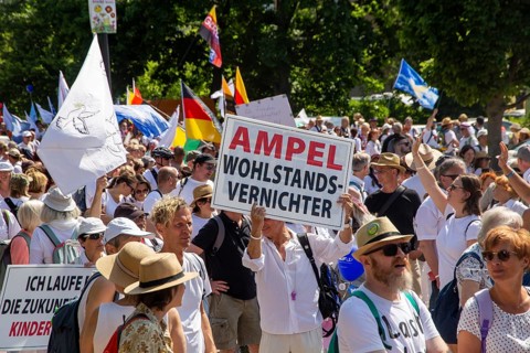 Neustadt an der Weinstrasse, 28 May 2023: Neustadt entrepreneur Dr Wolfgang Kochanek called for the