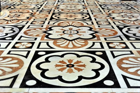 Interior, Milan Cathedral in white marble, Lombardy, Italy, Europe
