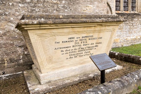 Tomb of Nevil Maskelyne Astronomer Royal at the Royal Observatory for 46 years, churchyard at