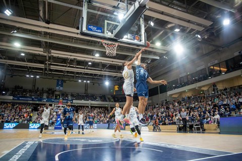 09.02.2024, easy Credit BBL, German Basketball League, Matchday 20) : Game scene MLP Academics
