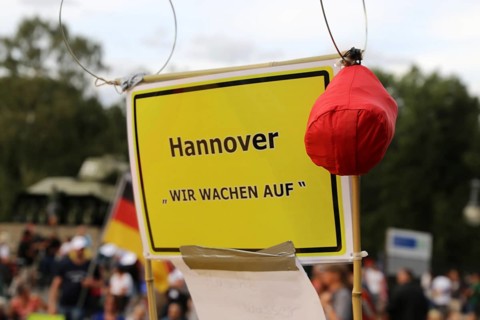 Major demonstration Berlin invites Europe - Festival for peace and freedom Berlin 29 August 2020
