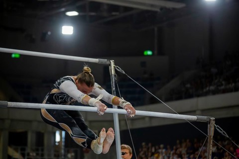 Heidelberg, 9 September 2023: Women's apparatus gymnastics national competition in the SNP Dome in