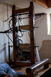 Early 17th century clock timekeeping mechanism in Metfield church, Suffolk, England, UK