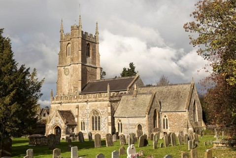 Village parish church of Saint James, Avebury, Wiltshire, England, UK