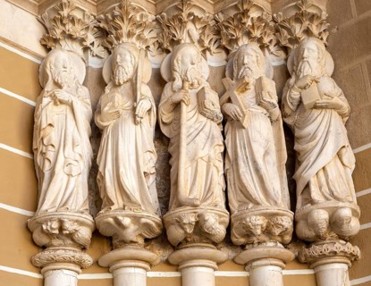 Historic Roman Catholic cathedral church of Evora, Se de Evora, in the city centre, Basilica