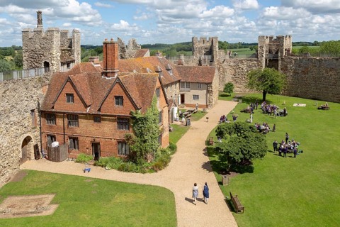 Framlingham castle, Suffolk, England, UK