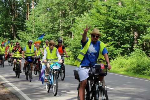 Ramstein 2021 peace camp bicycle demonstration: A bicycle demonstration took place on Saturday