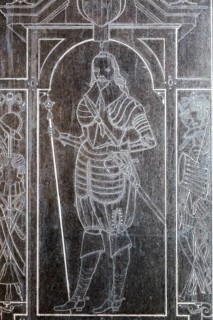 17th century memorial to Captain John Timperley died 1629 Captayne John Timperley, son of Nicholas