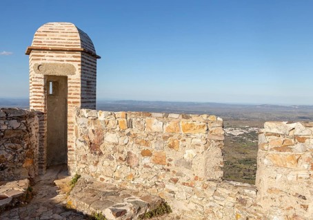 Historic castle medieval village of Marvao, Portalegre district, Alto Alentejo, Portugal, Southern